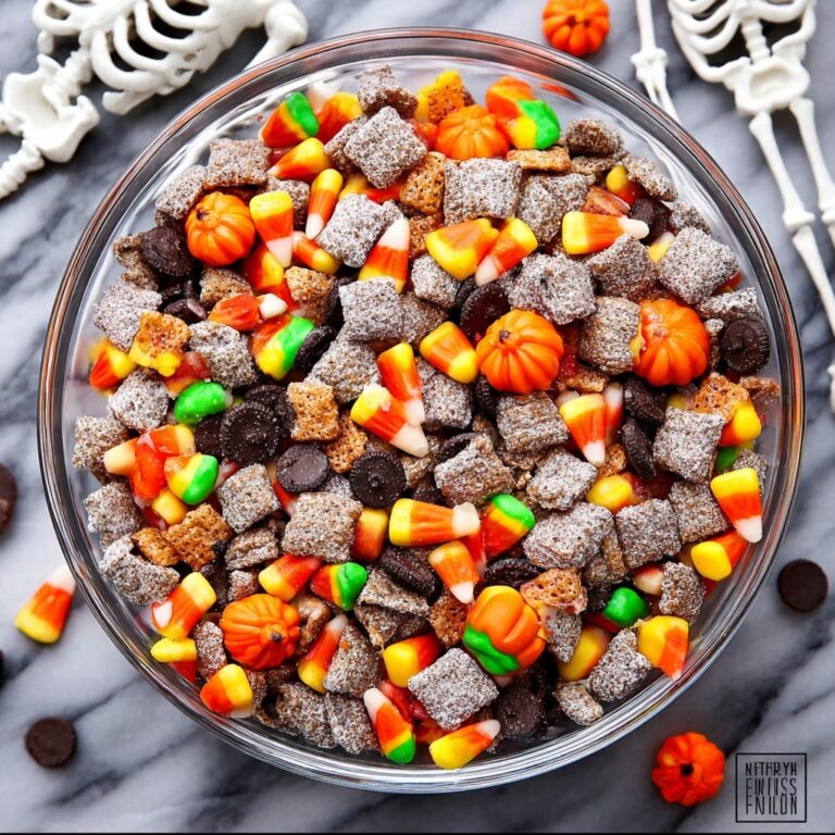 Halloween Muddy Buddies Recipe