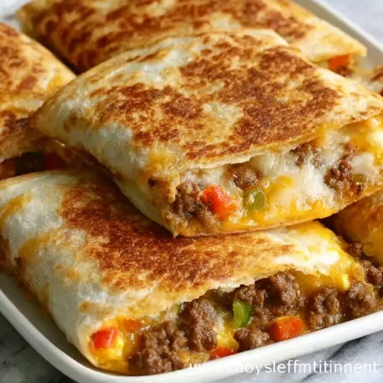 Loaded Cheesy Pocket Tacos Recipe
