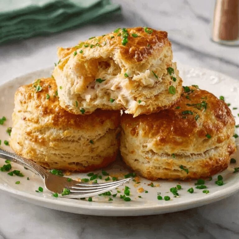 Chicken and Mushroom Biscuit Casserole Recipe