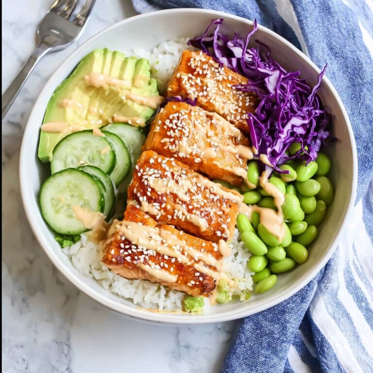 Crispy Salmon Rice Bowls Recipe