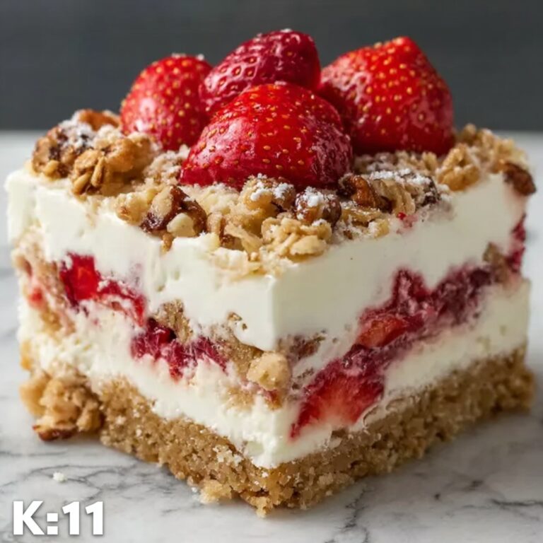 Strawberry Crunch Cheesecake Chunks Recipe