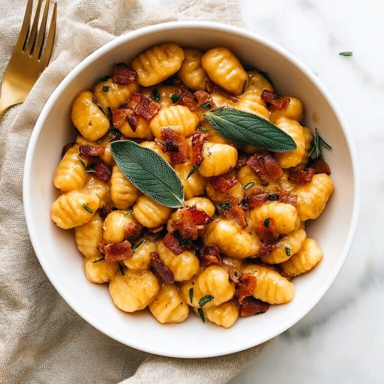 Gnocchi with Creamy Pumpkin Sauce Recipe
