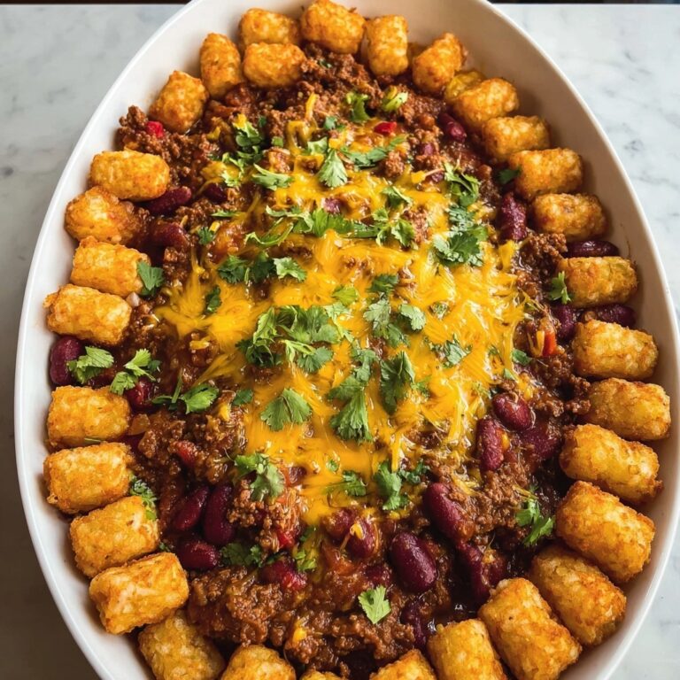 Cheesy Chili Tot Bake Recipe