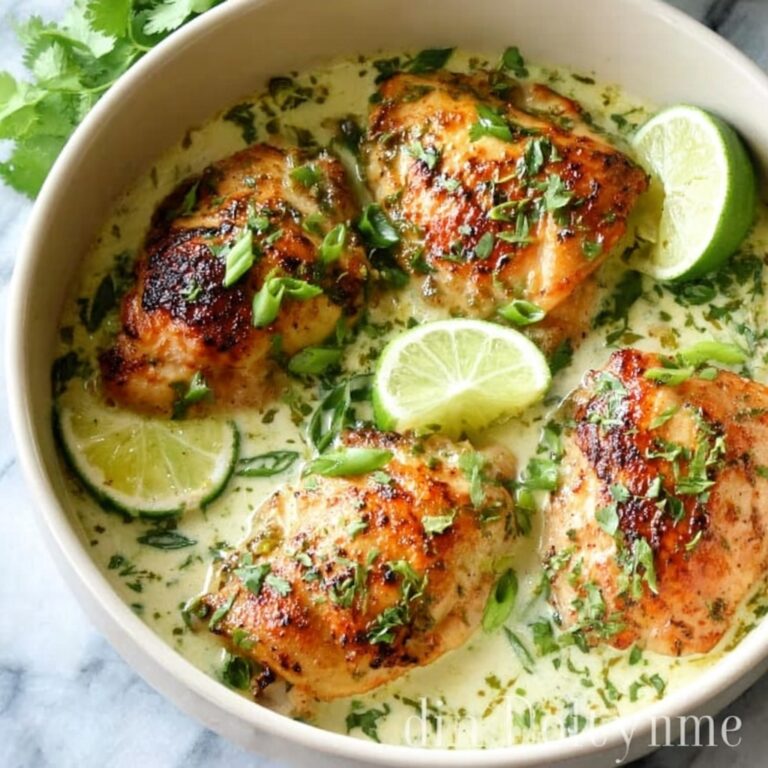 Creamy Coconut Lime Chicken Recipe