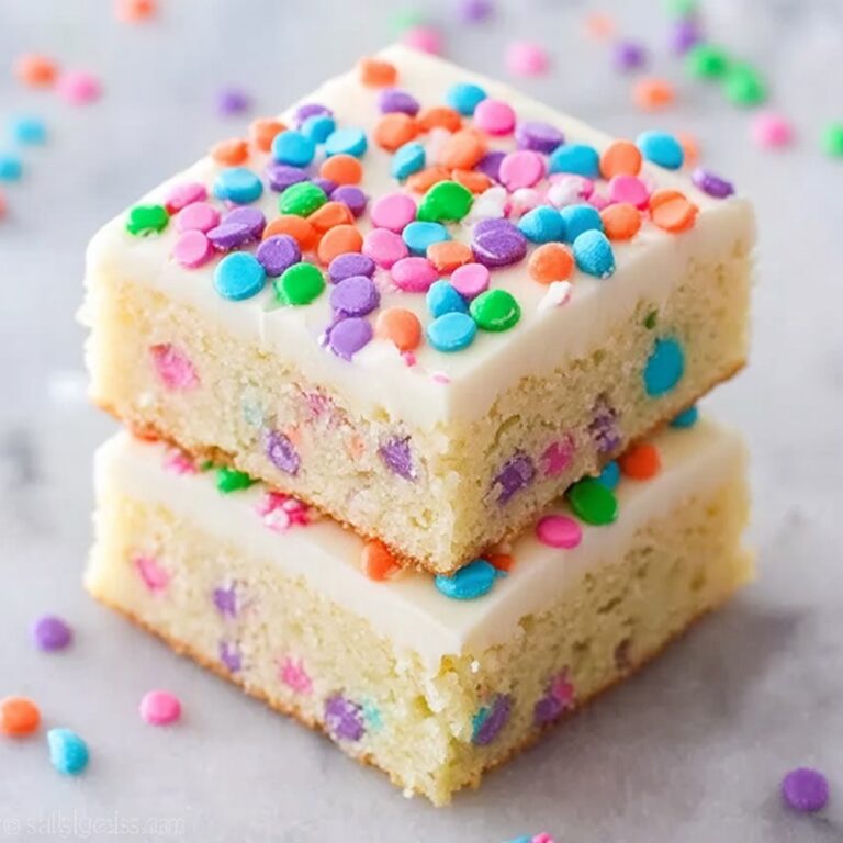 Easy Frosted Sugar Cookie Bars Recipe