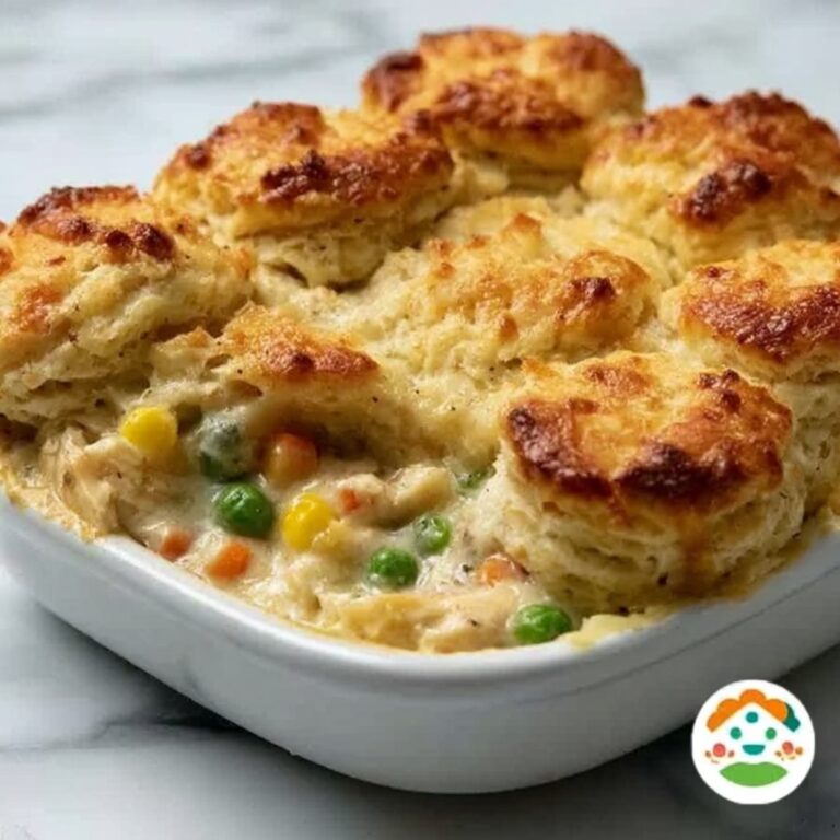 Creamy Chicken and Vegetables Cornbread Casserole Recipe