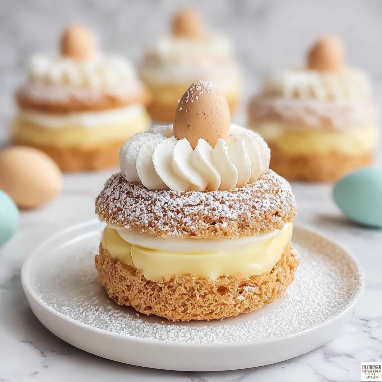 Delightful Mini Egg Cream Puffs for Your Easter Celebration Recipe