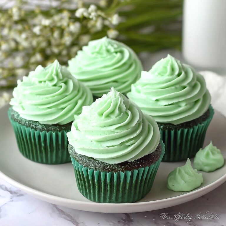 Irresistible Green Velvet Cupcakes with Creamy Cocoa Frosting Recipe