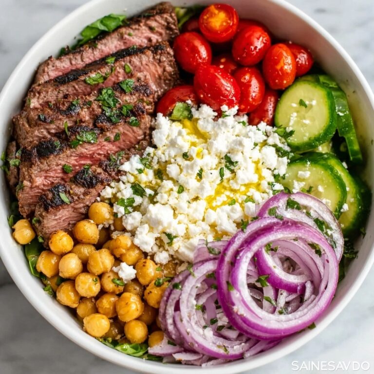 Mediterranean Steak Bowl Recipe