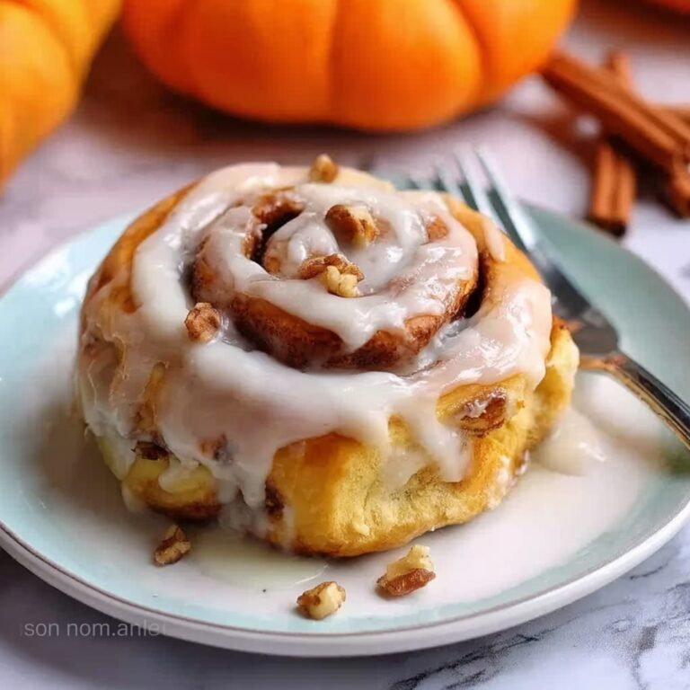 Pumpkin Cinnamon Rolls with Cream Cheese Frosting Recipe