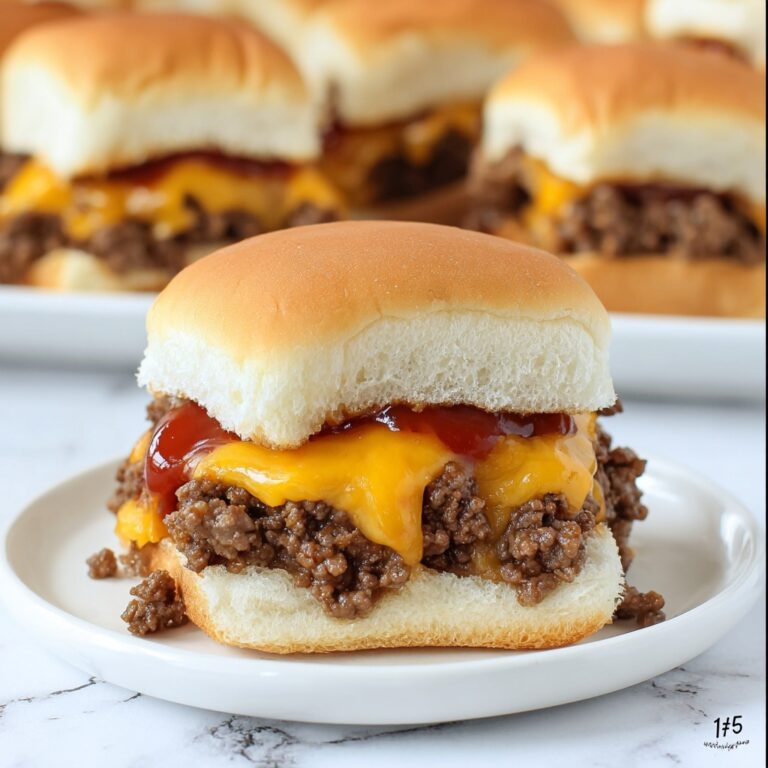 Chopped Cheeseburger Sliders Recipe