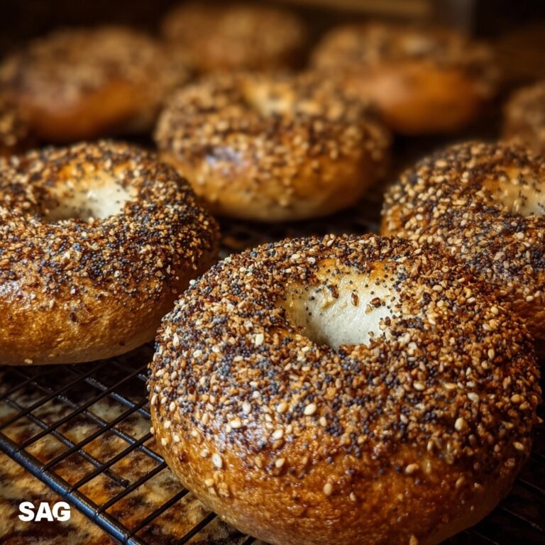 Sourdough Discard Bagels with Chewy Crust Recipe