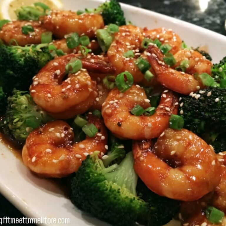 Honey Garlic Shrimp, Sausage & Broccoli Recipe