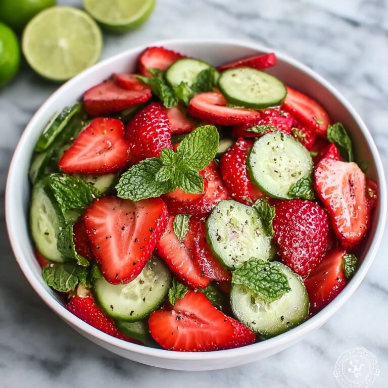 Cucumber Strawberry Salad Recipe