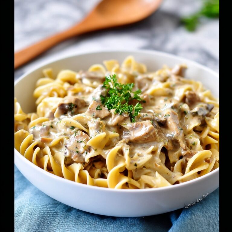Slow Cooker Beef Stroganoff Recipe